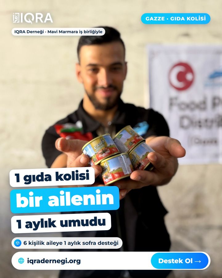 IQRA gıda kolisi kampanya görseli
