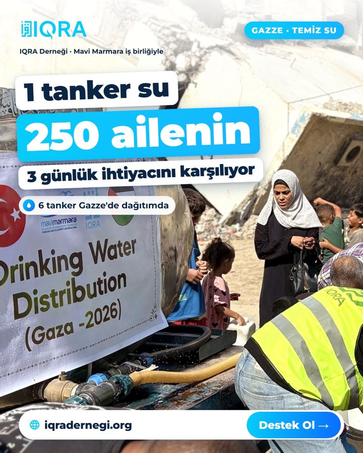 IQRA su tankeri kampanya görseli